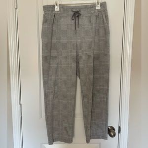 A New Day gray dress pants with elastic band. Size medium